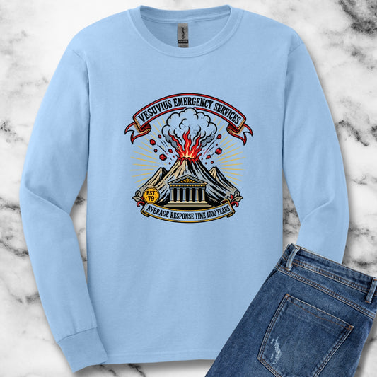 Vesuvius Emergency Services Est 79 Unisex Long Sleeve Tee