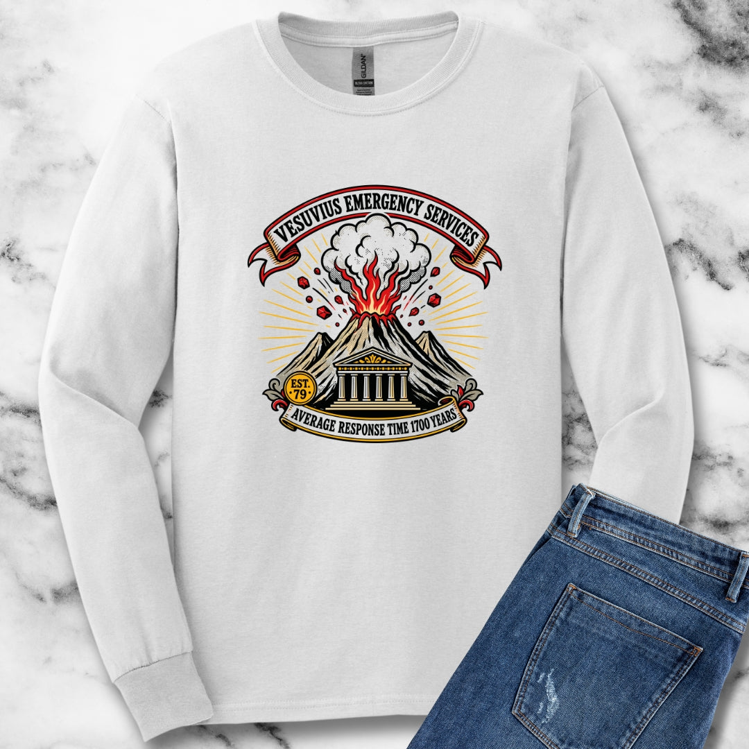 Vesuvius Emergency Services Est 79 Unisex Long Sleeve Tee