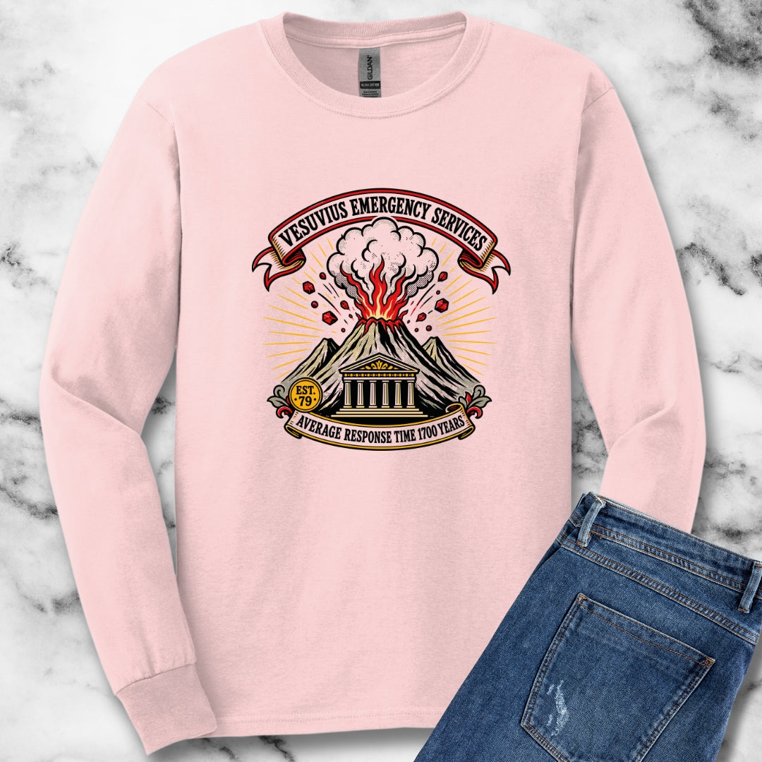 Vesuvius Emergency Services Est 79 Unisex Long Sleeve Tee