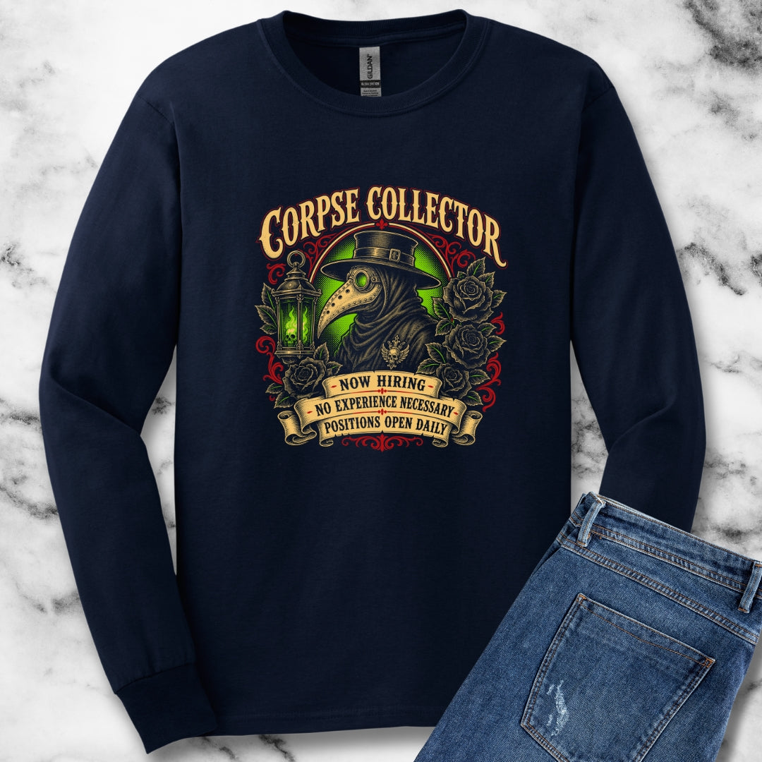 Now Hiring Corpse Collector Unisex Long Sleeve Tee