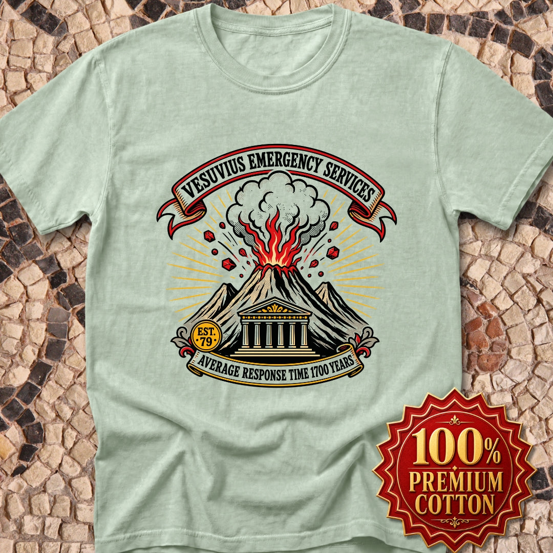 Vesuvius Emergency Services Est 79 Premium Tee