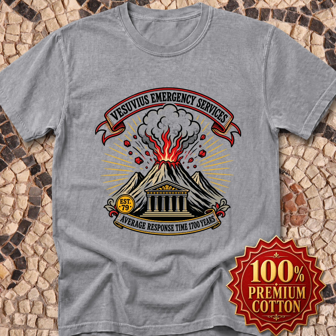 Vesuvius Emergency Services Est 79 Premium Tee