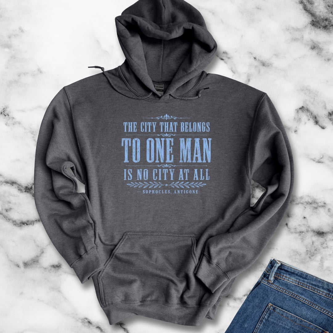 One Man Rule Quote by Sophocles Hoodie