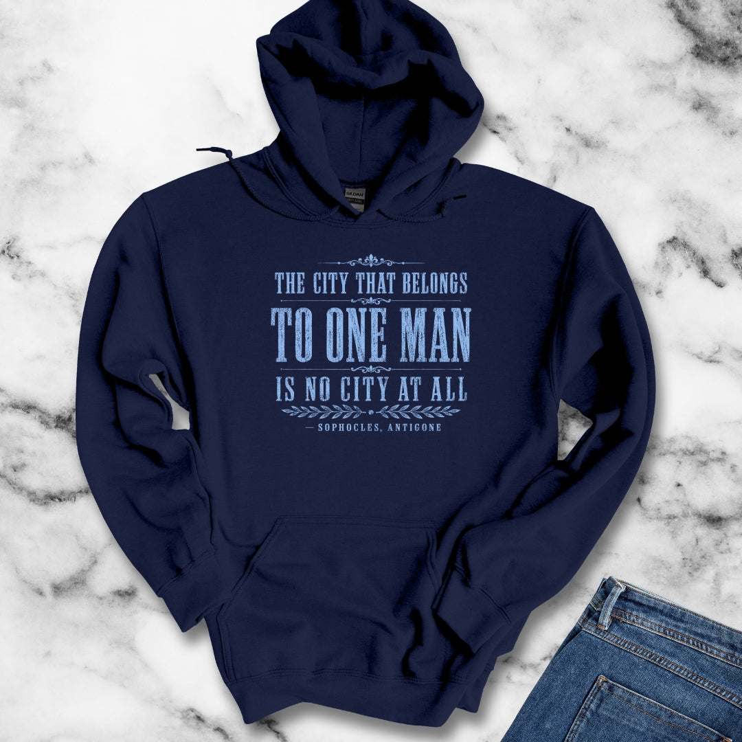 One Man Rule Quote by Sophocles Hoodie