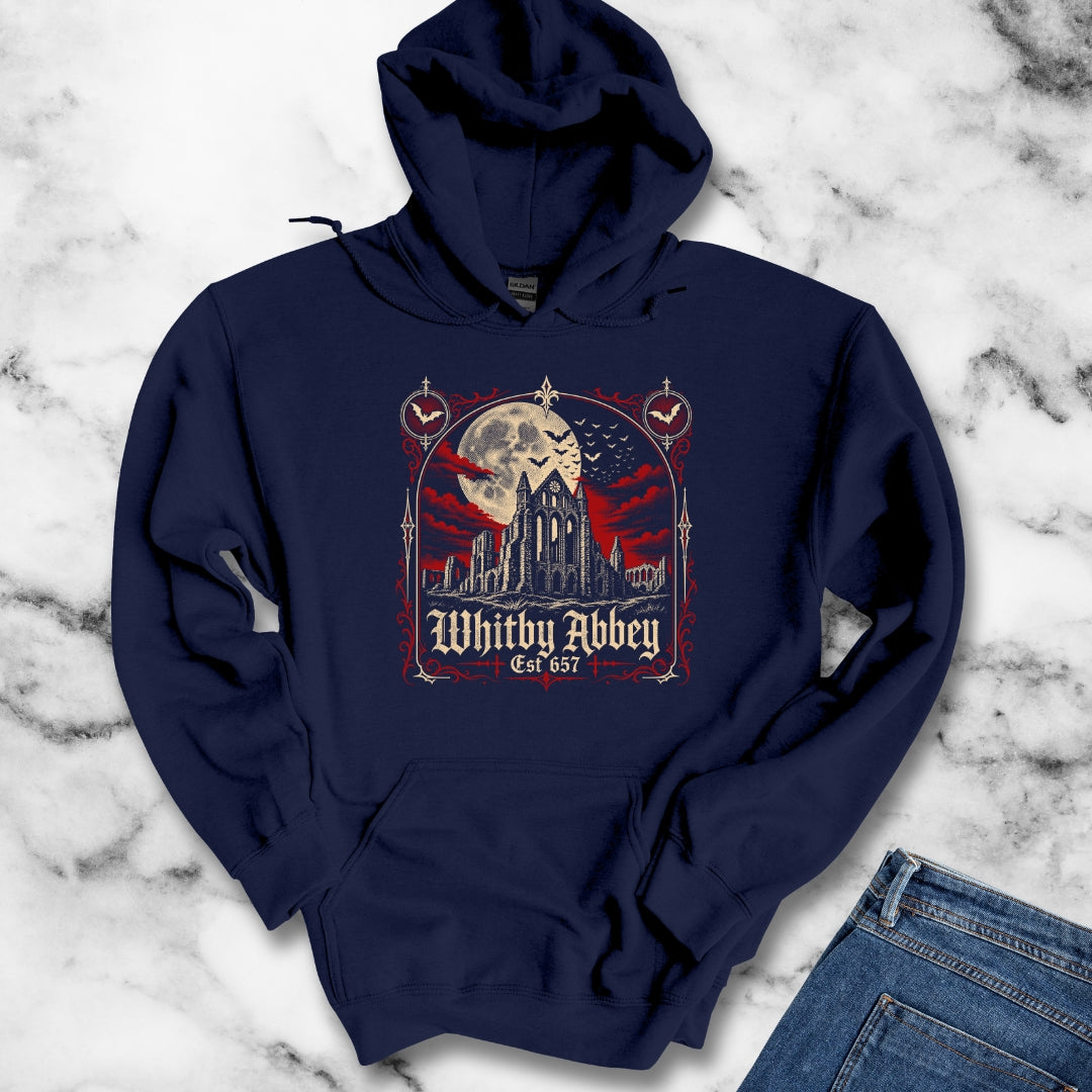 Whitby Abbey Bats Hoodie