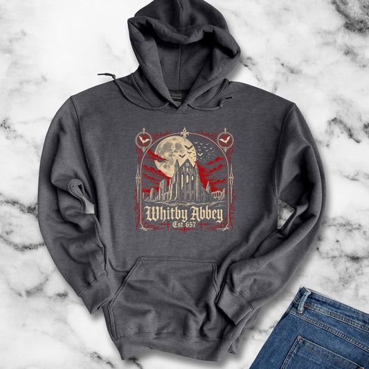 Whitby Abbey Bats Hoodie