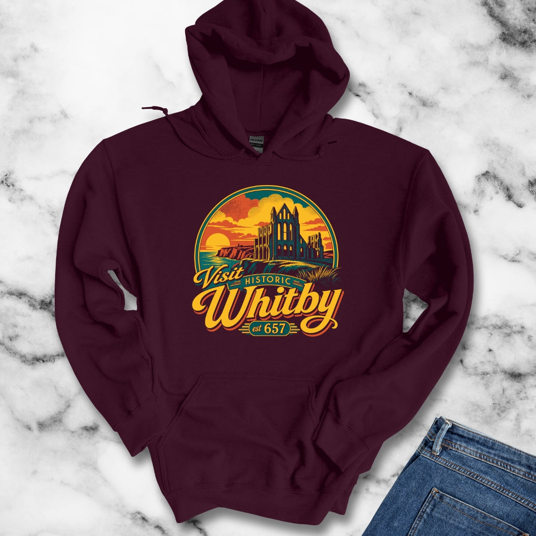 Visit Whitby Abbey Hoodie