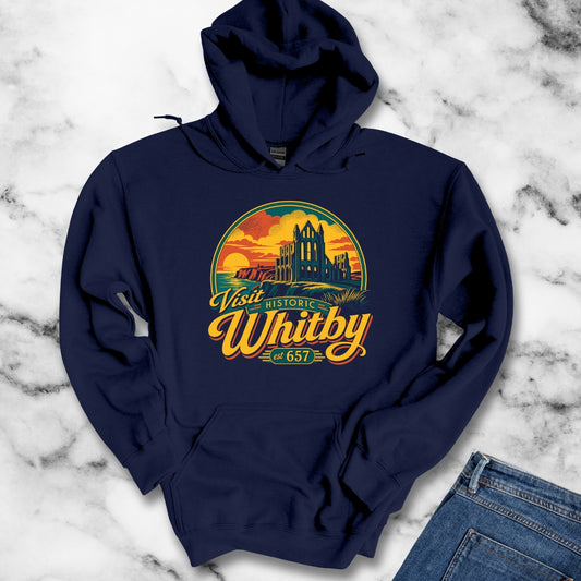 Visit Whitby Abbey Hoodie