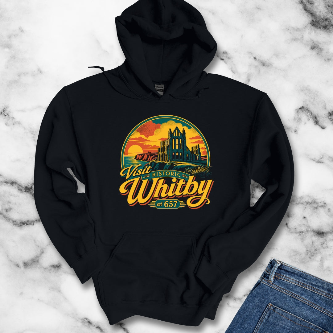 Visit Whitby Abbey Hoodie