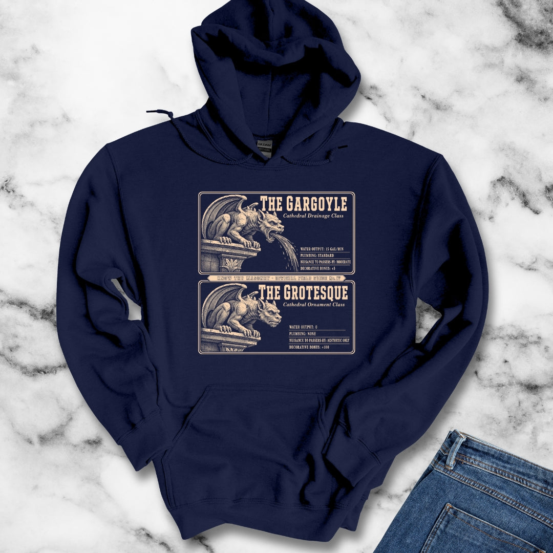 Gargoyle vs Grotesque Field Guide Hoodie