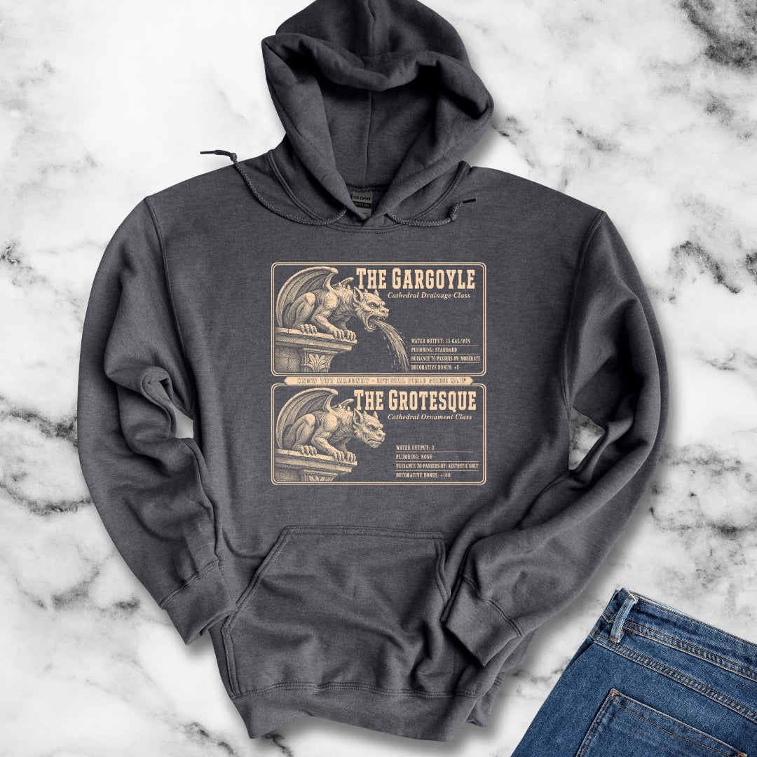 Gargoyle vs Grotesque Field Guide Hoodie