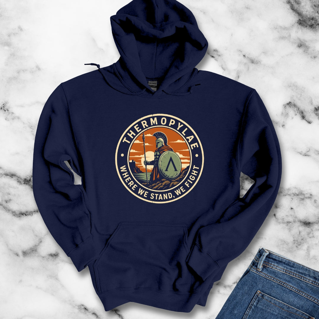 Thermopylae Stand and Fight Hoodie