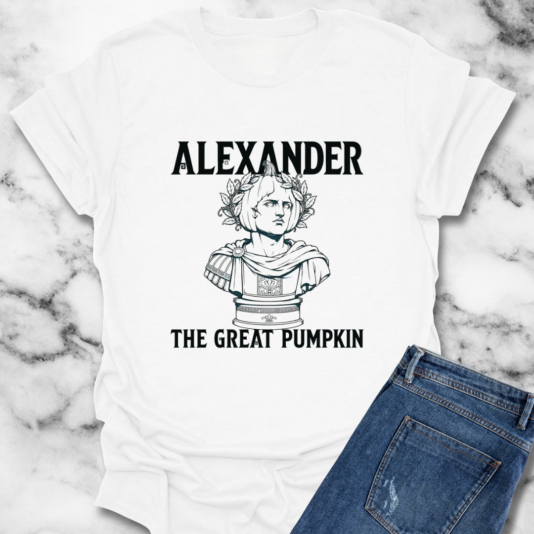 Alexander the Great Pumpkin! Statue T-Shirt