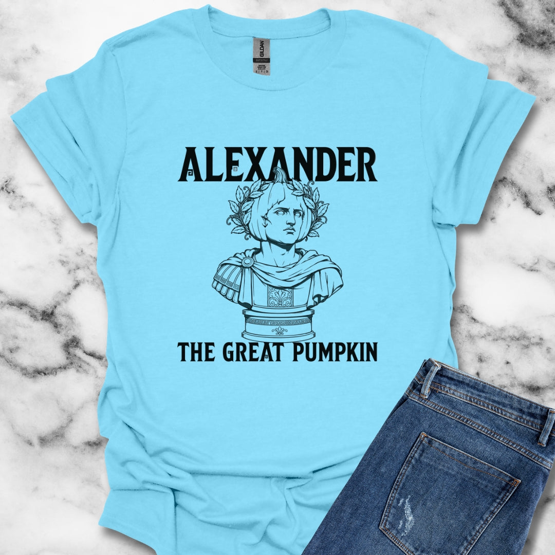 Alexander the Great Pumpkin! Statue T-Shirt