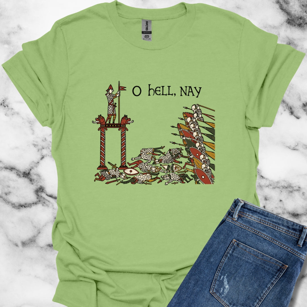 Hell Nay Bayeux Tapestry Meme T-Shirt