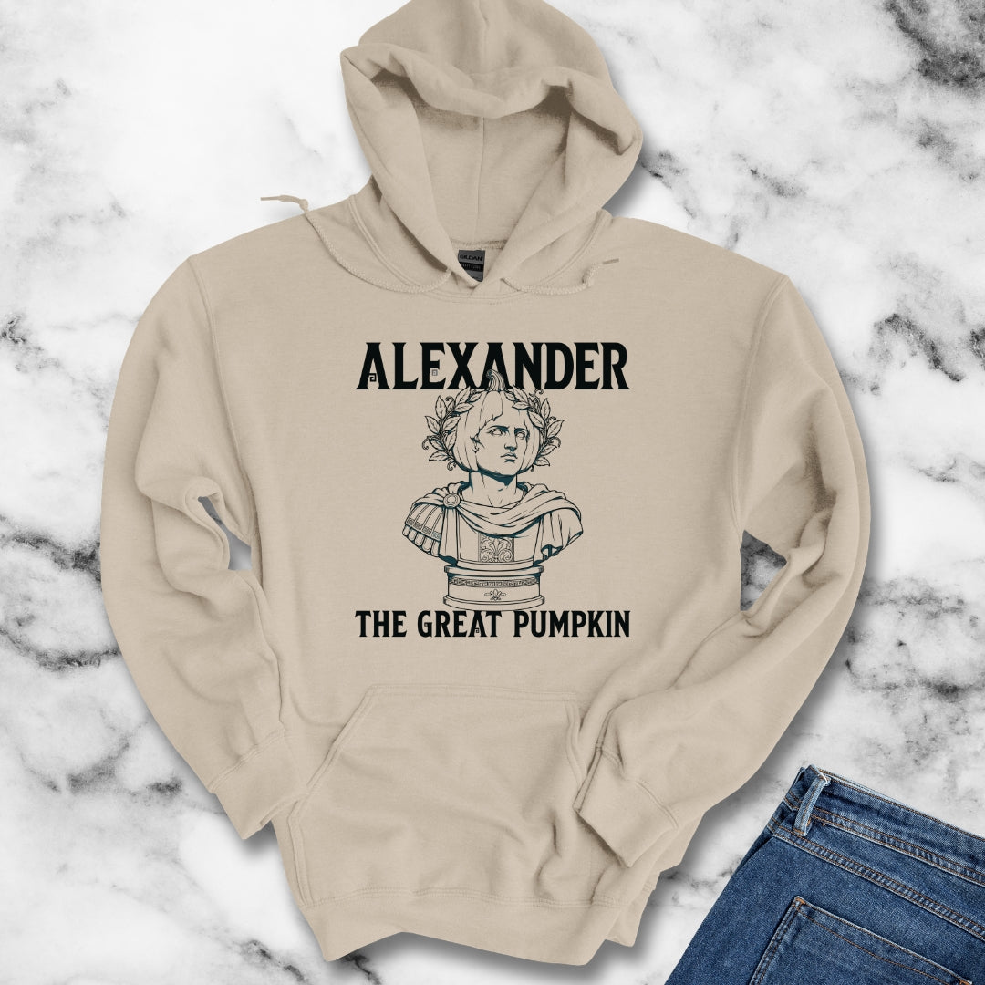 Alexander the Great Pumpkin! Statue Hoodie