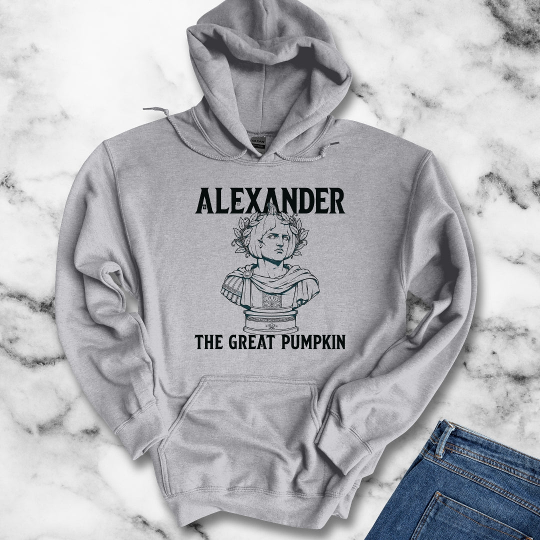 Alexander the Great Pumpkin! Statue Hoodie