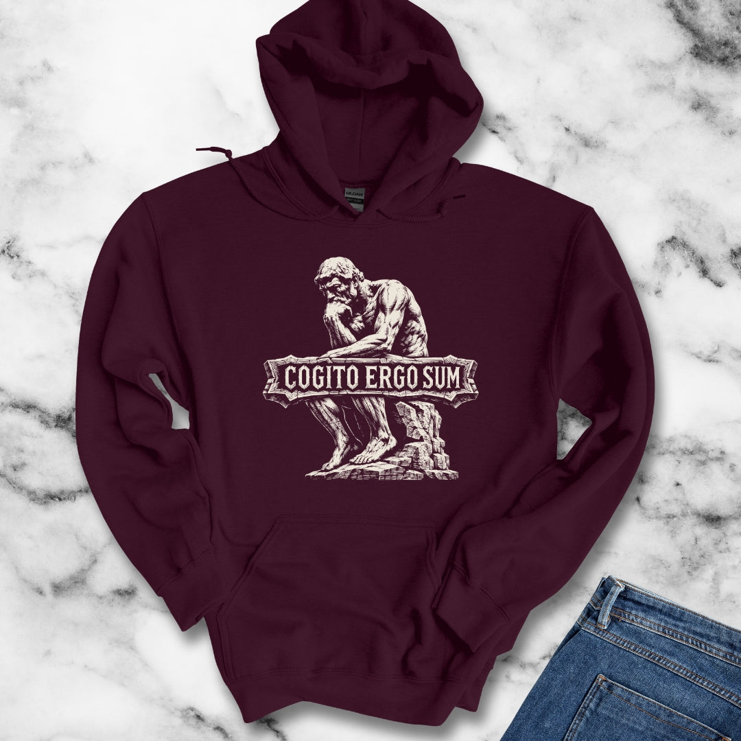 Cogito Ergo Sum Think Therefore I am Hoodie