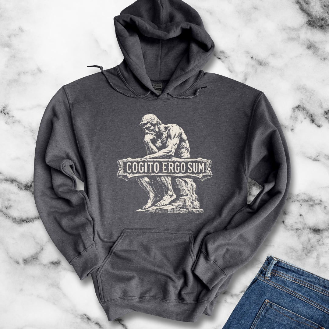 Cogito Ergo Sum Think Therefore I am Hoodie