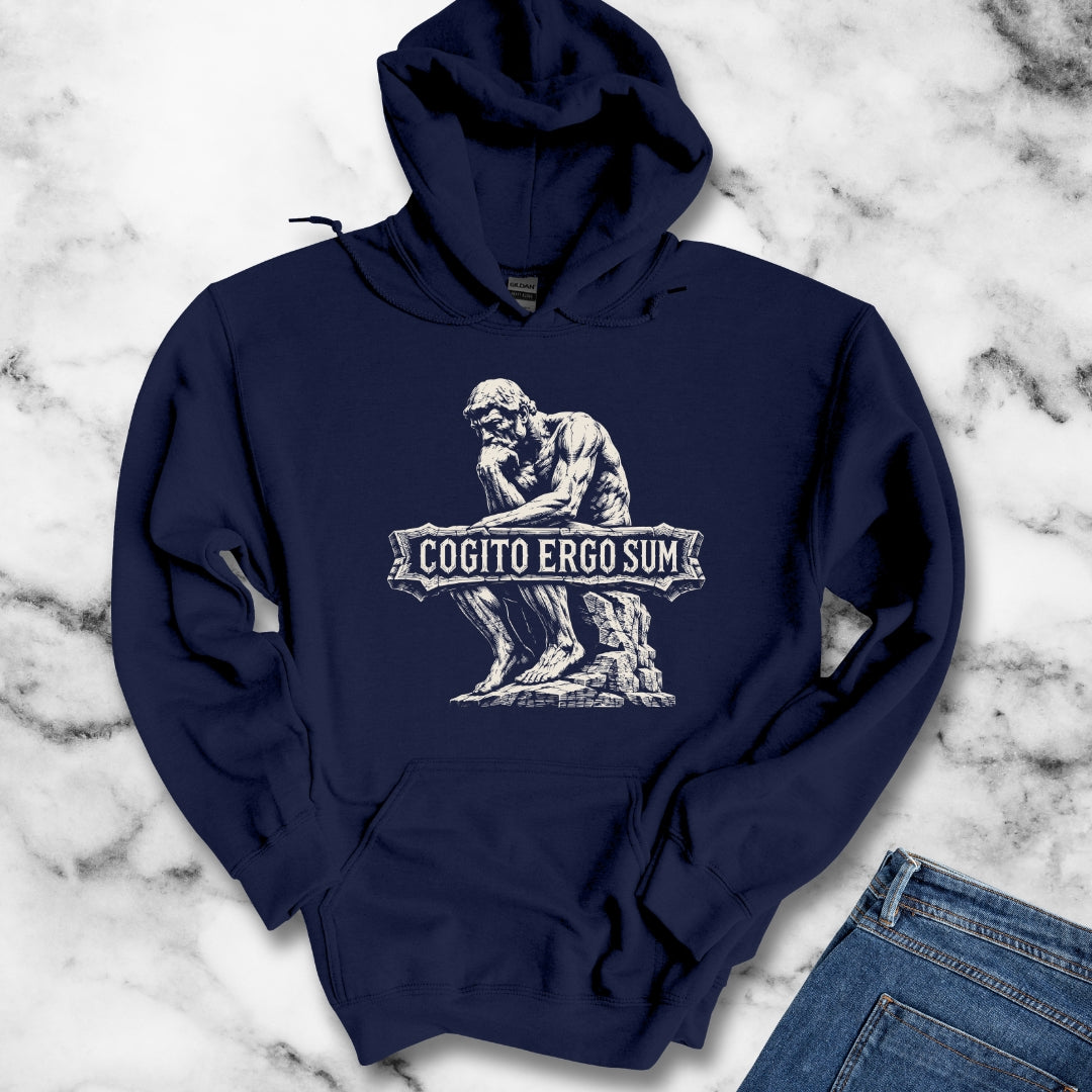 Cogito Ergo Sum Think Therefore I am Hoodie