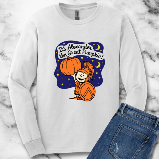 It's Alexander the Great Pumpkin! Unisex Long Sleeve Tee