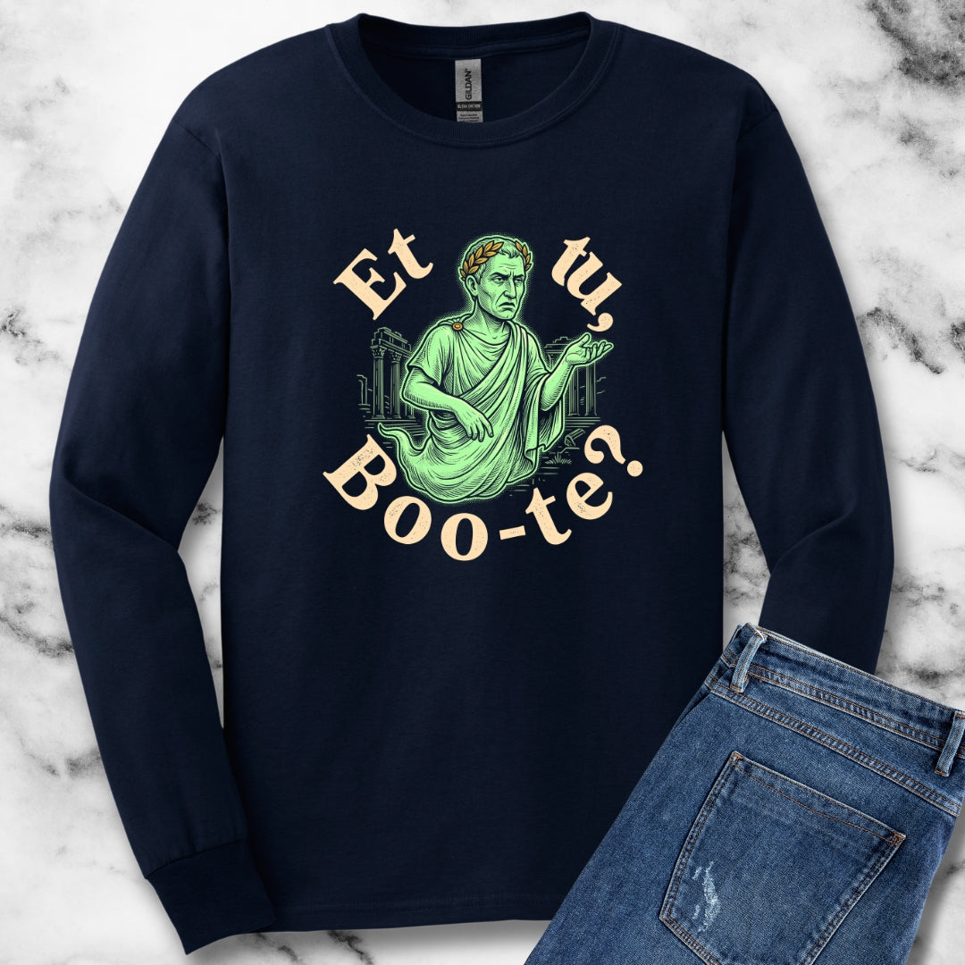 Caesar Ghost Et Tu Boo-Te Unisex Long Sleeve Tee