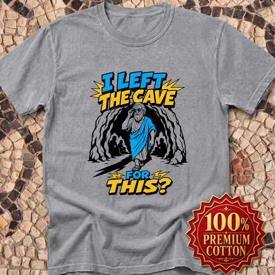 Plato Left the Cave for This Premium Tee