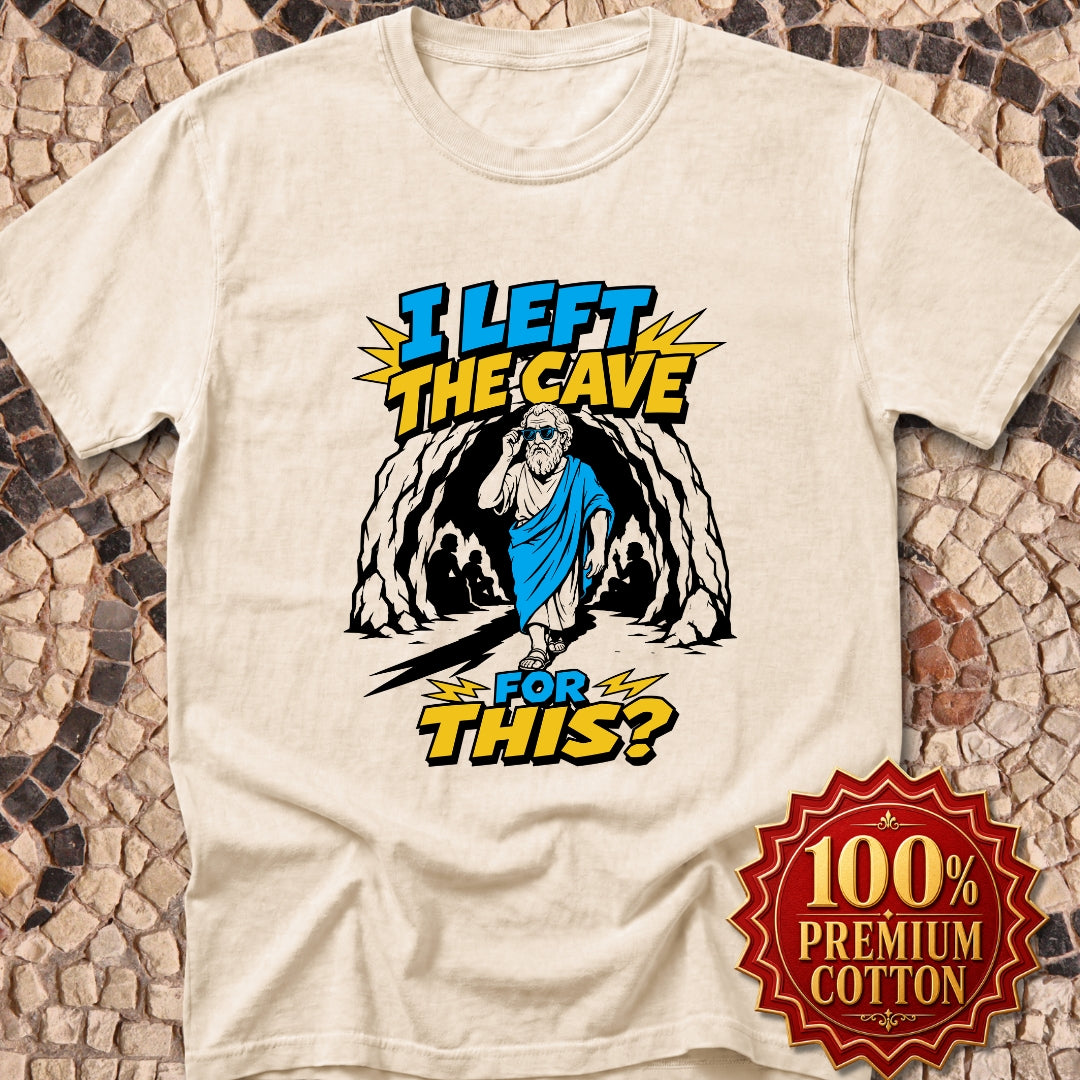 Plato Left the Cave for This Premium Tee