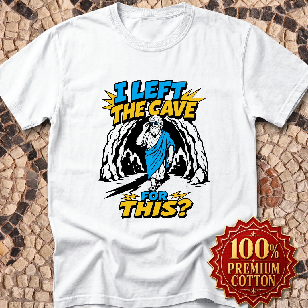 Plato Left the Cave for This Premium Tee