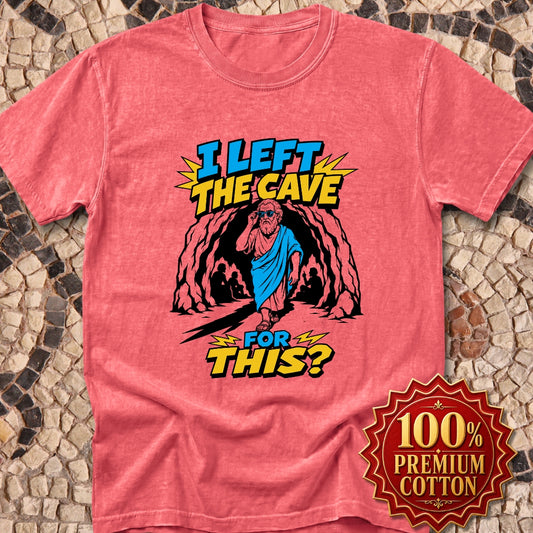 Plato Left the Cave for This Premium Tee
