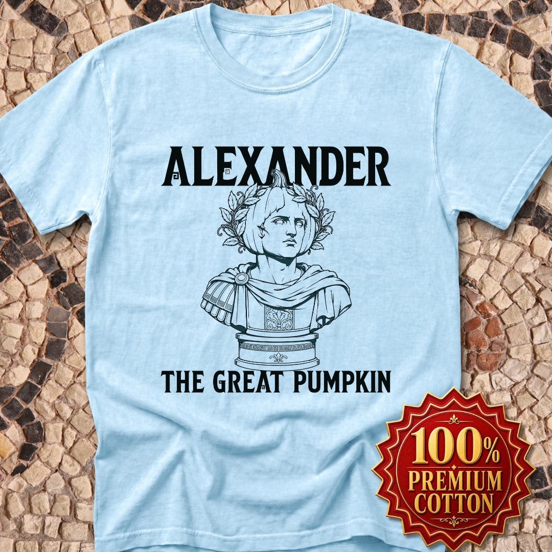 Alexander the Great Pumpkin! Statue Premium Tee