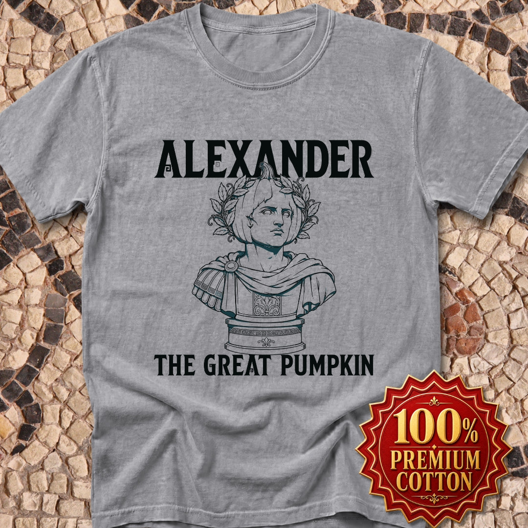 Alexander the Great Pumpkin! Statue Premium Tee