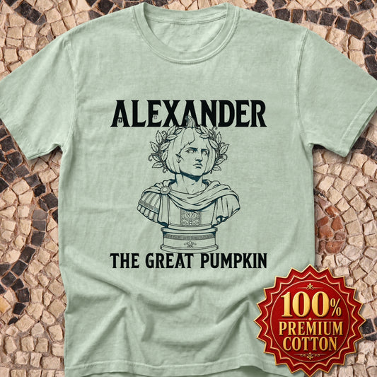 Alexander the Great Pumpkin! Statue Premium Tee
