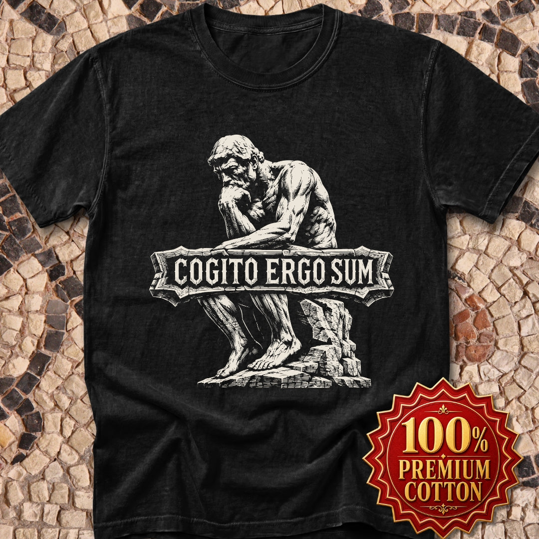 Cogito Ergo Sum Think Therefore I am Premium Tee