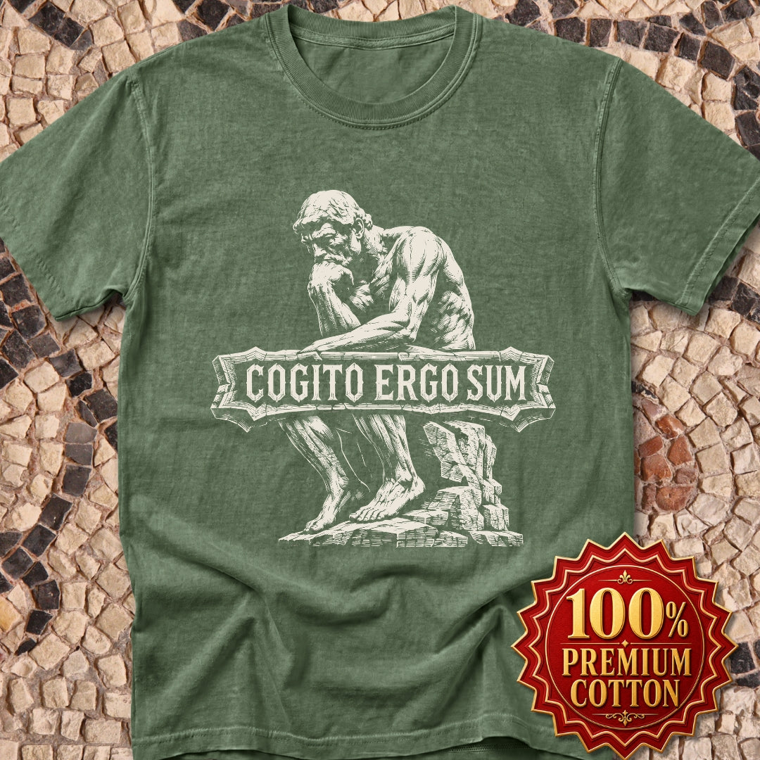 Cogito Ergo Sum Think Therefore I am Premium Tee