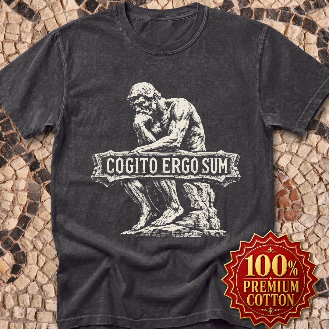 Cogito Ergo Sum Think Therefore I am Premium Tee