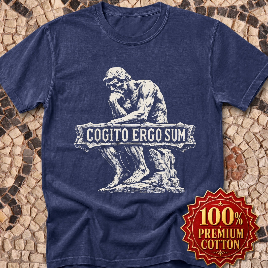 Cogito Ergo Sum Think Therefore I am Premium Tee