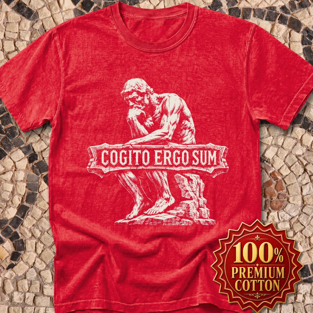 Cogito Ergo Sum Think Therefore I am Premium Tee