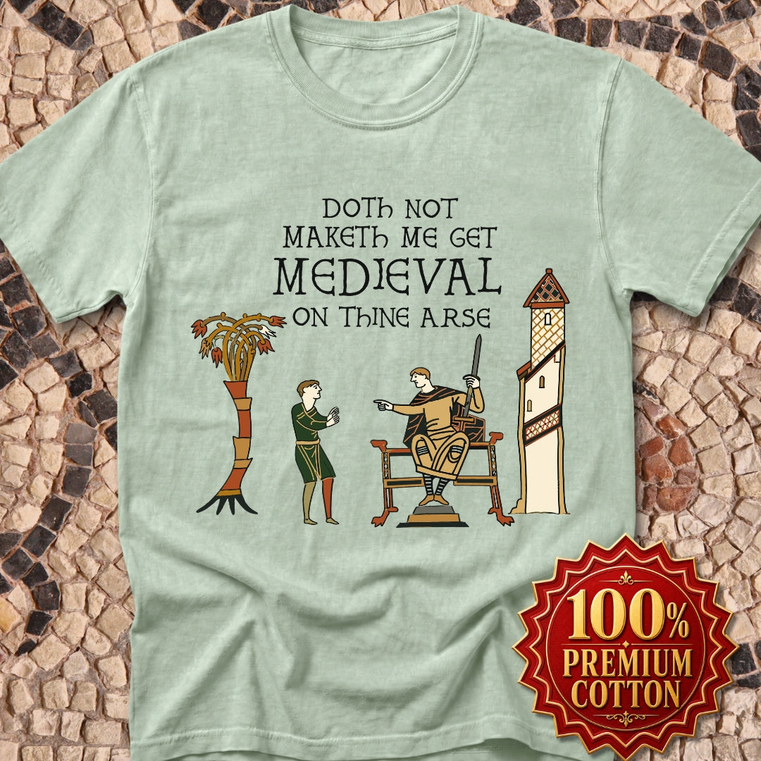 Get Medieval Bayeux Tapestry Meme Premium Tee
