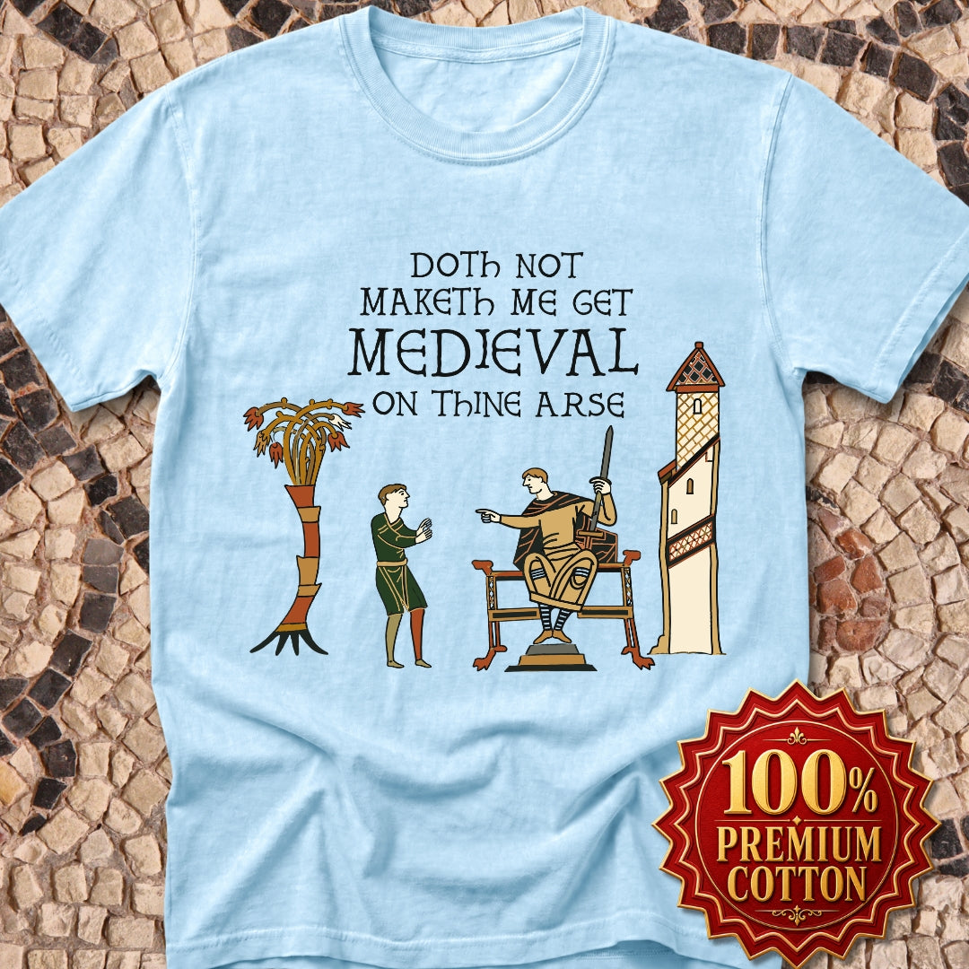 Get Medieval Bayeux Tapestry Meme Premium Tee