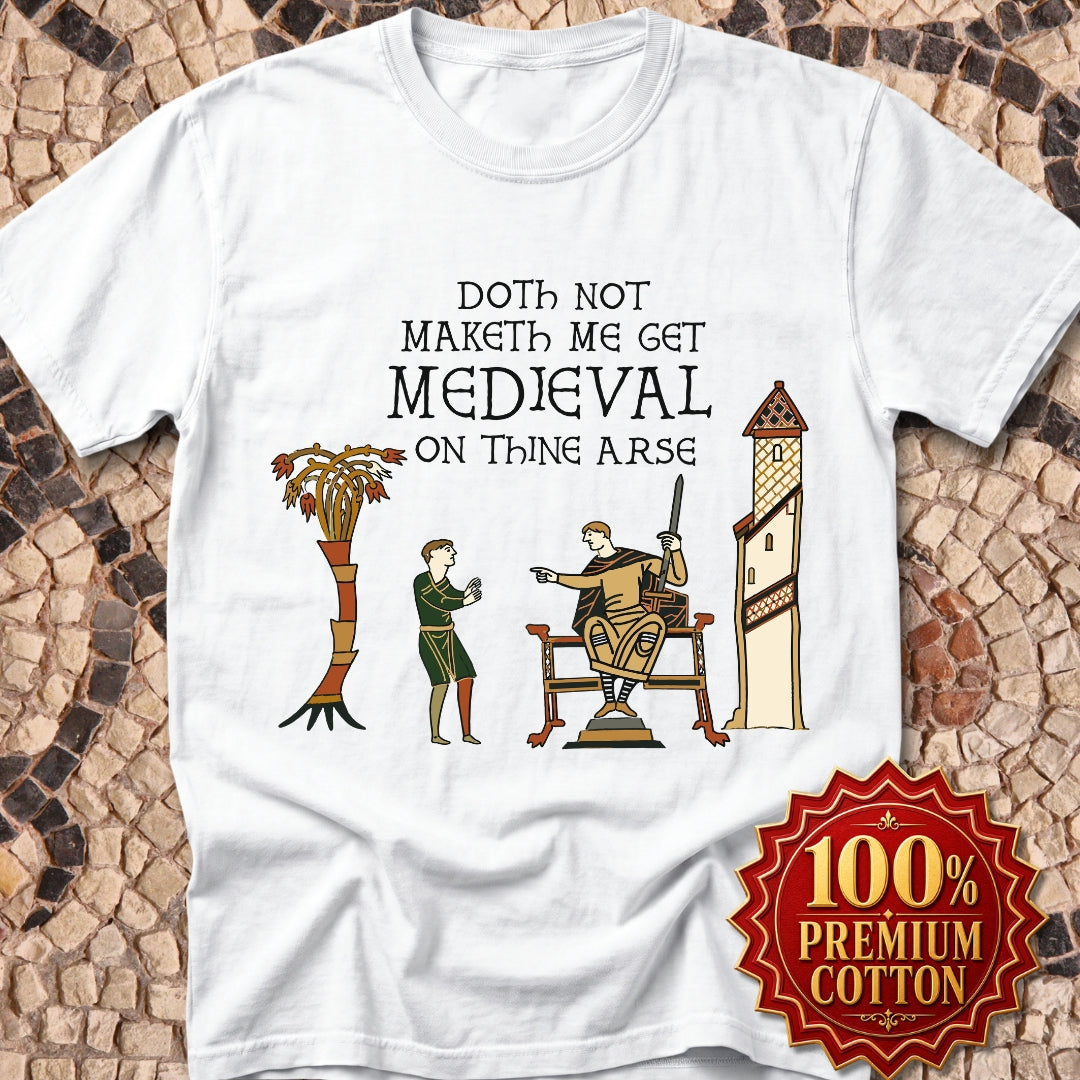 Get Medieval Bayeux Tapestry Meme Premium Tee