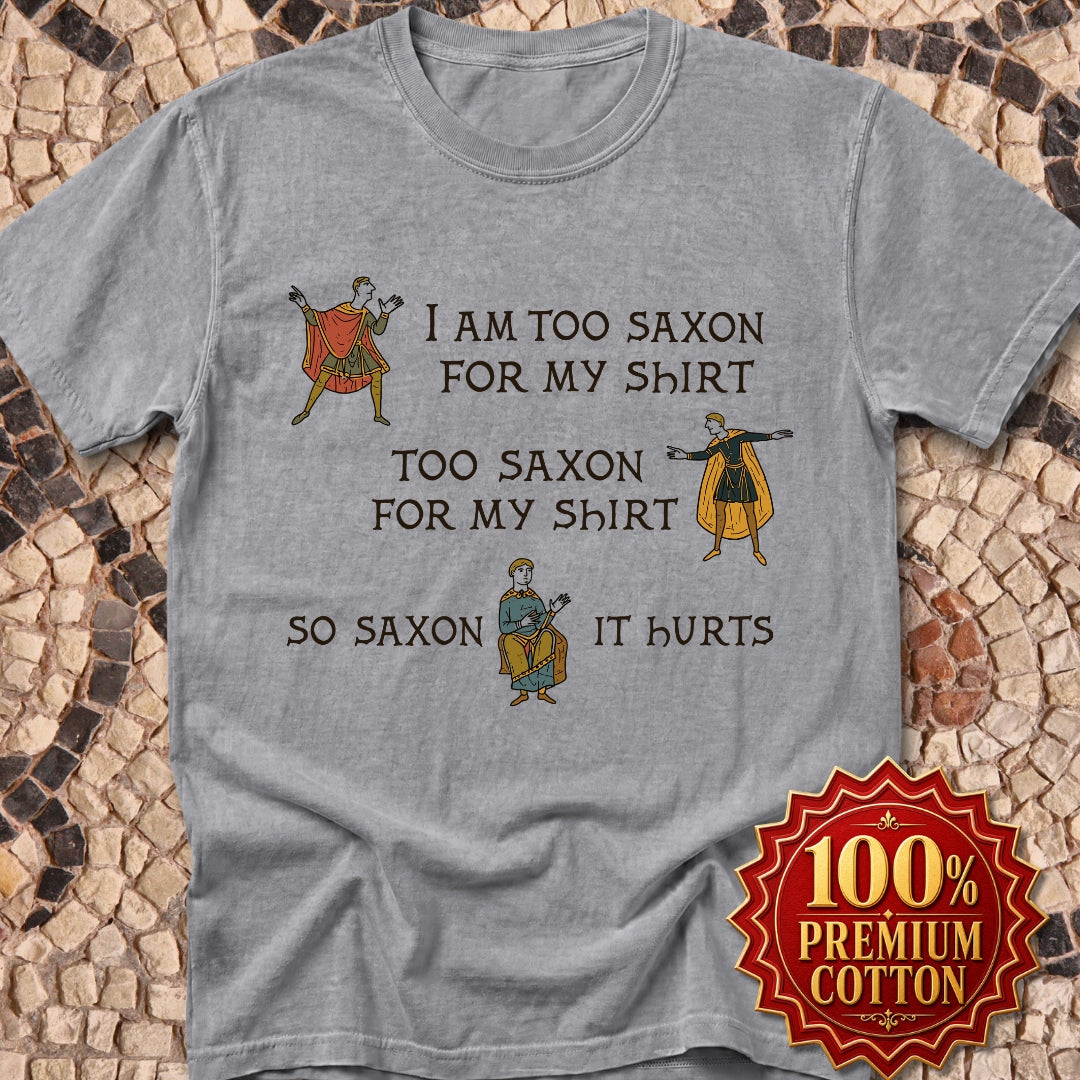 Too Saxon for Shirt Bayeux Tapestry Meme Premium Tee