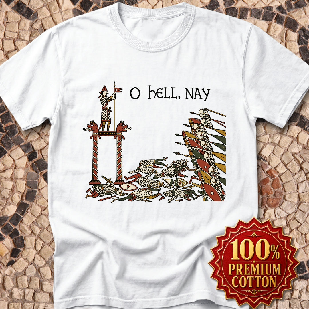 Hell Nay Bayeux Tapestry Meme Premium Tee