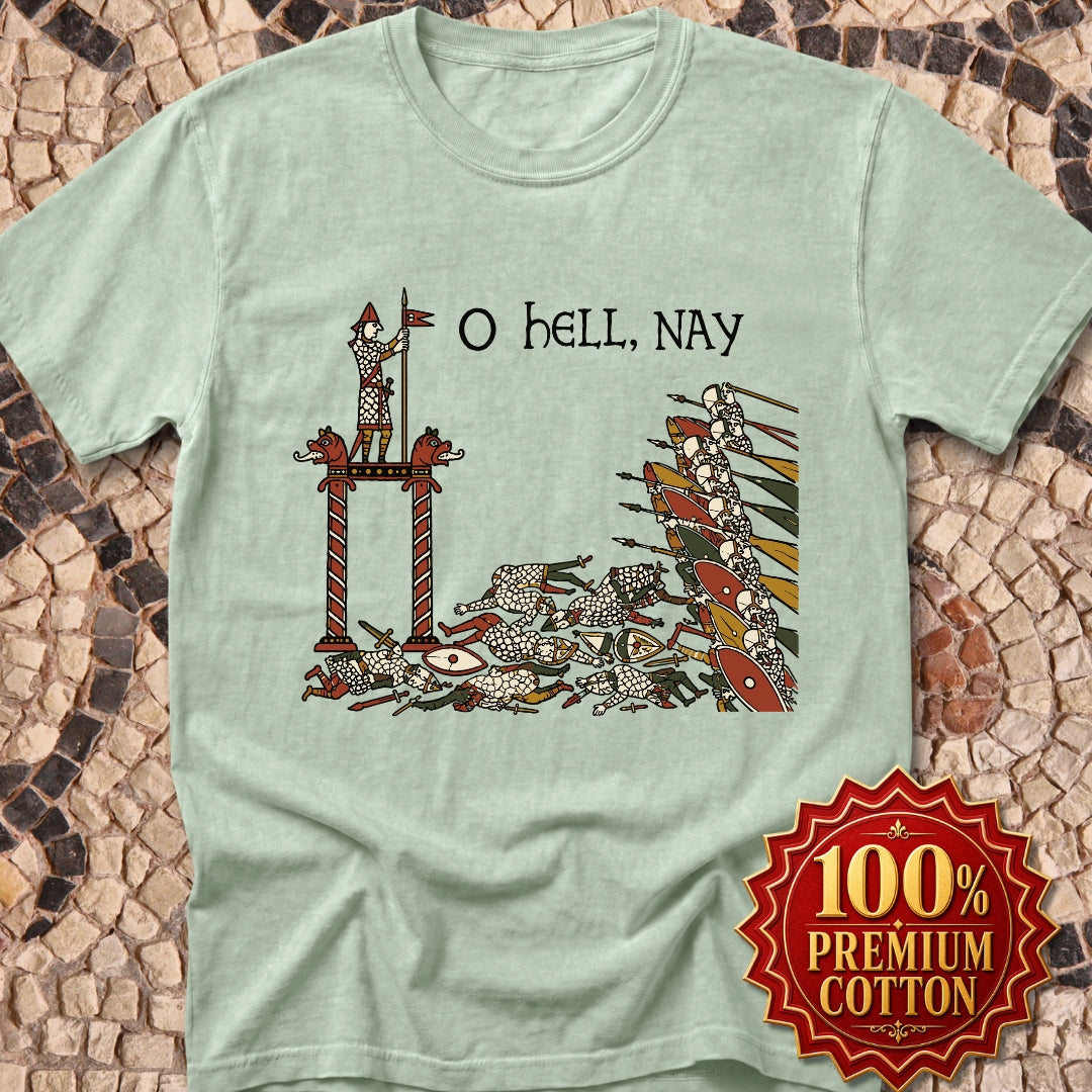 Hell Nay Bayeux Tapestry Meme Premium Tee