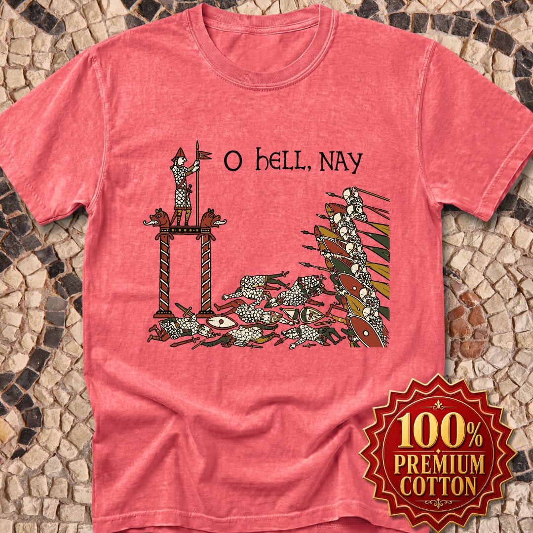 Hell Nay Bayeux Tapestry Meme Premium Tee