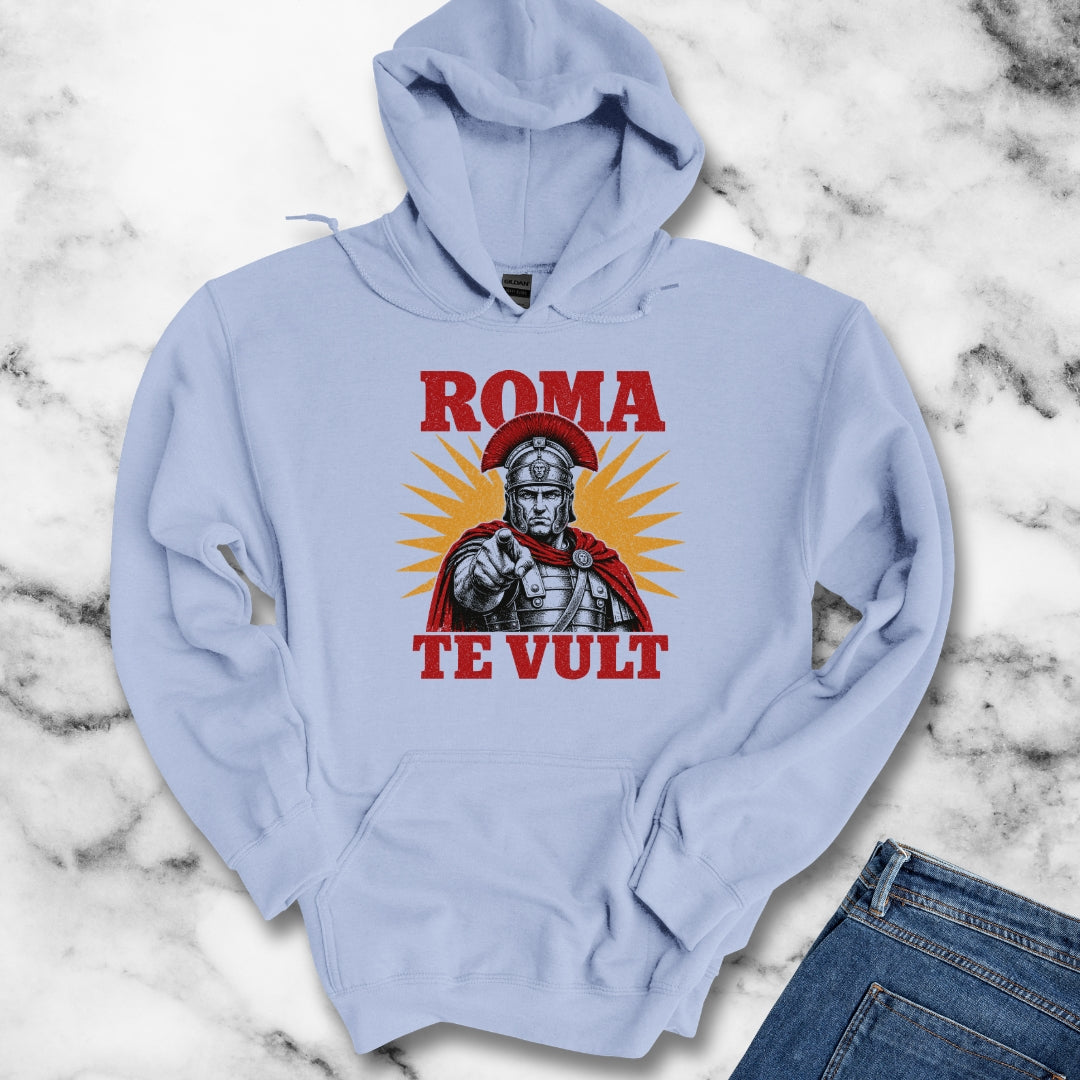 Roma Te Vult Rome Wants You Latin Hoodie