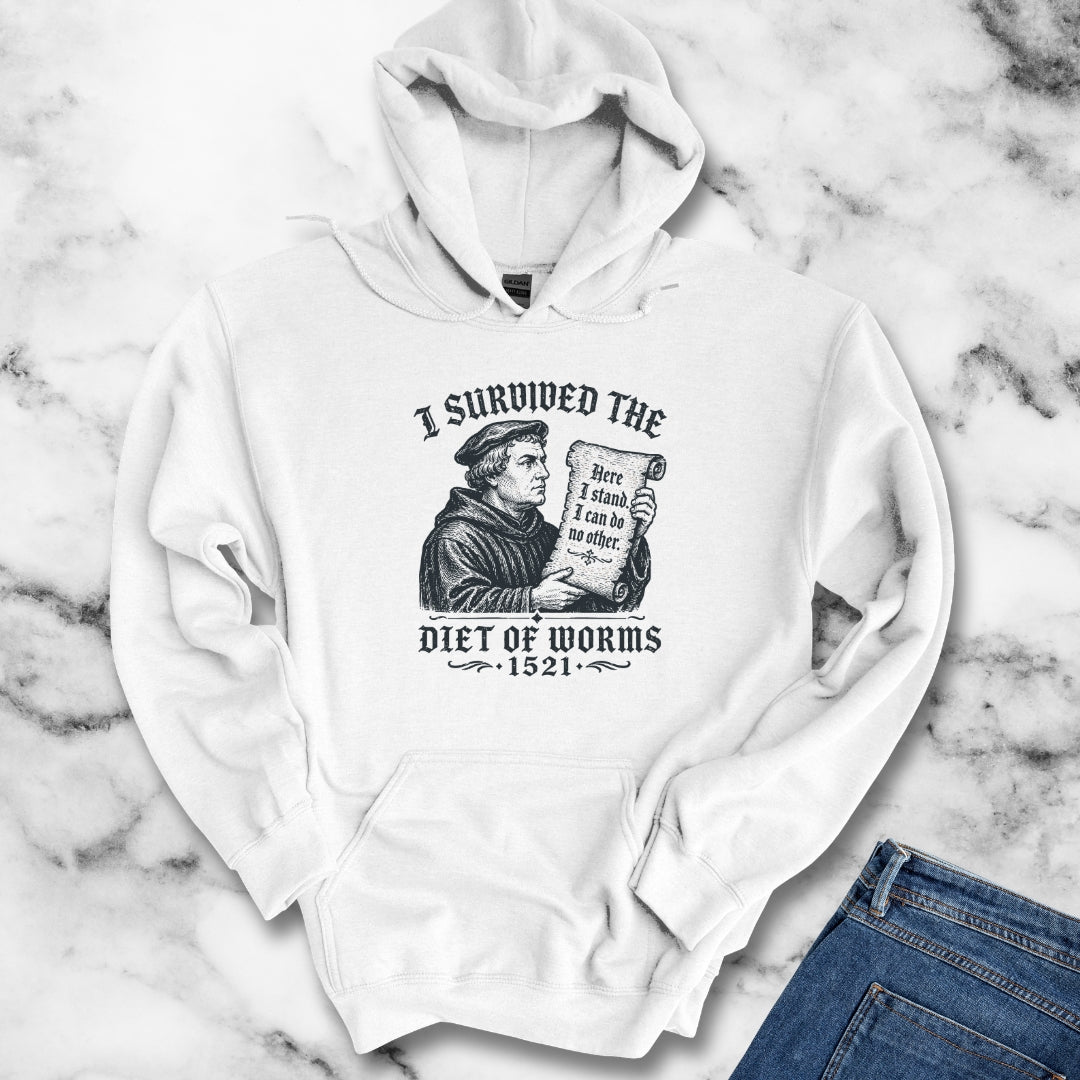 I Survived the Diet of Worms Hoodie