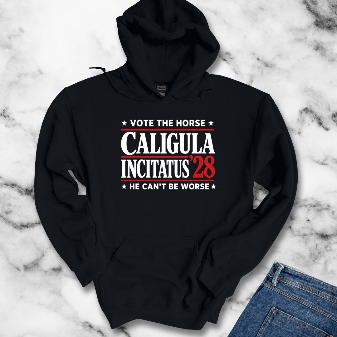 Caligula Incitatus Vote the Horse Hoodie