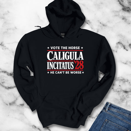Caligula Incitatus Vote the Horse Hoodie