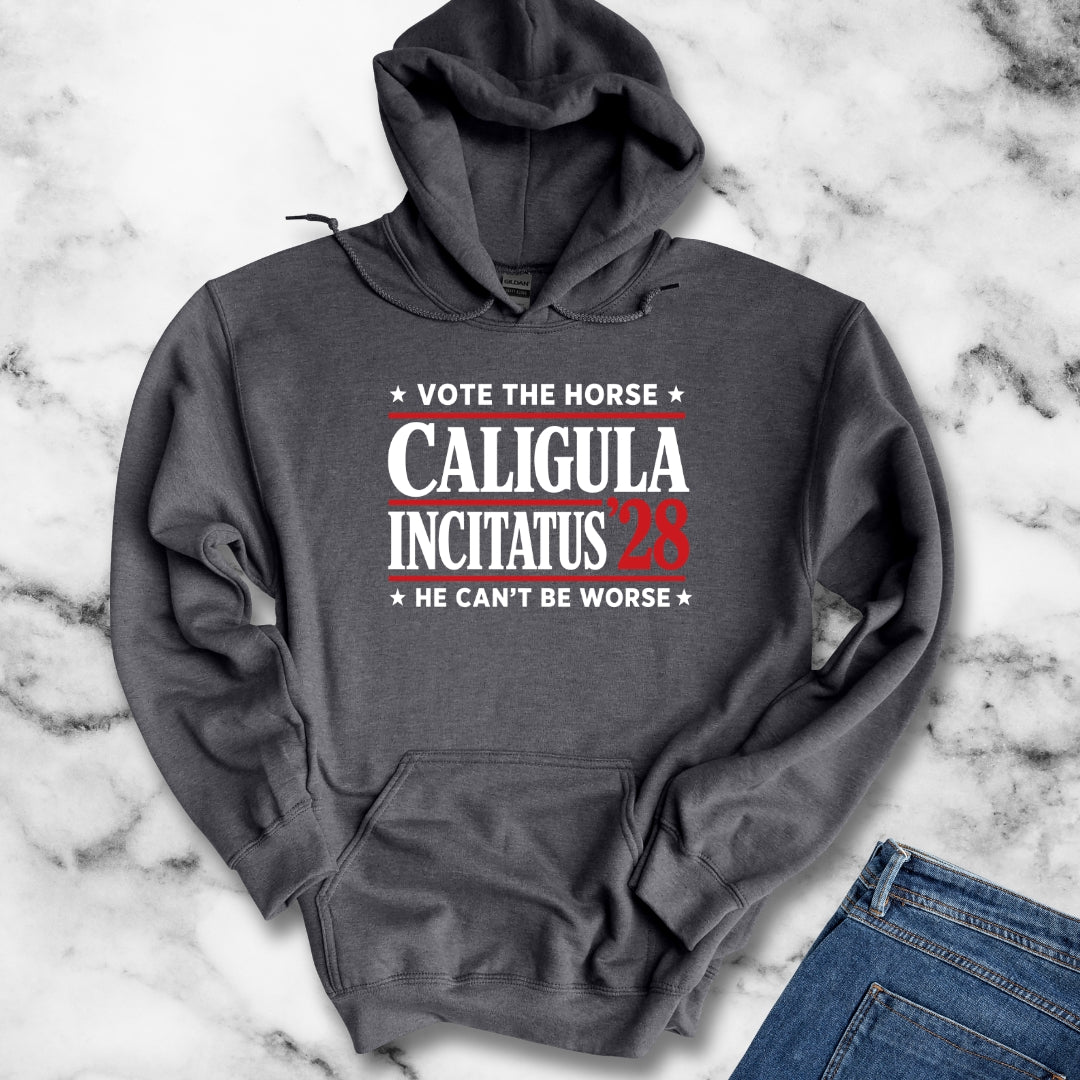 Caligula Incitatus Vote the Horse Hoodie